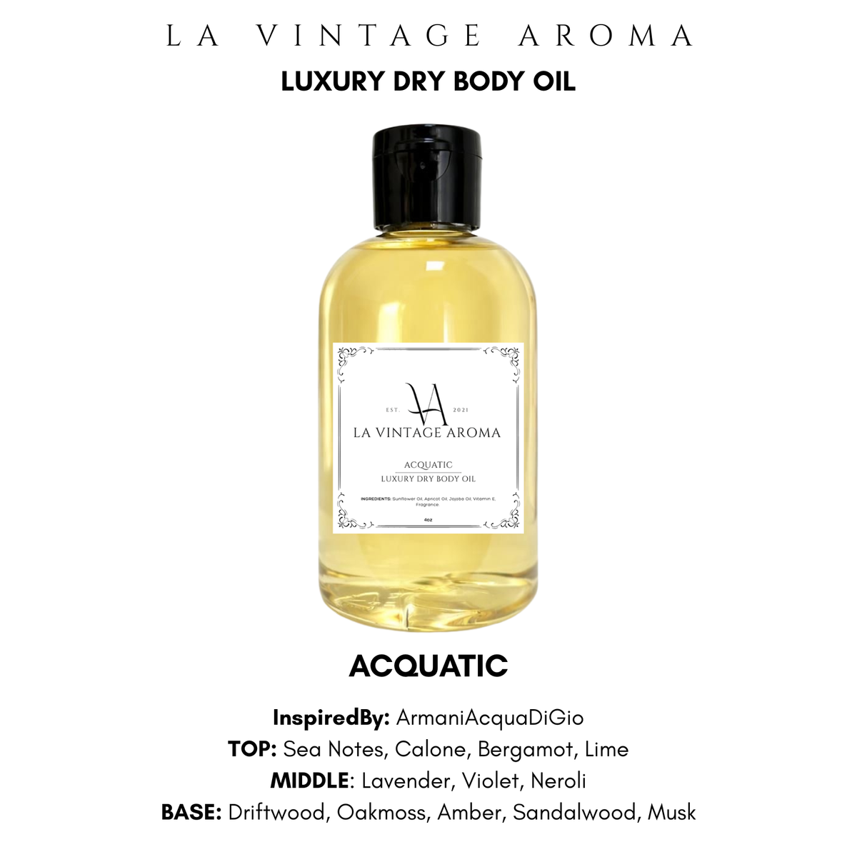 *CLEARANCE* ACQUATIC BLUE Dry Body Oil
