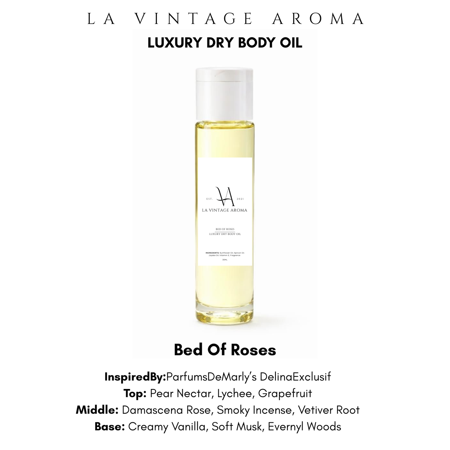 Bed Of Roses Body Oil
