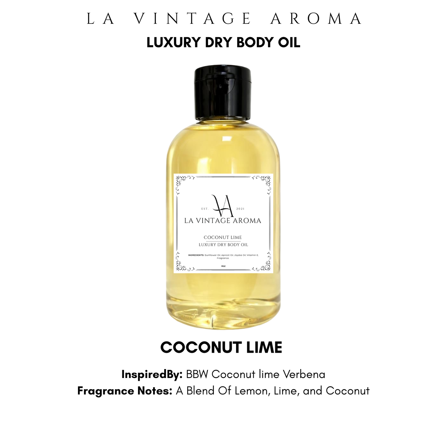 *CLEARANCE* COCONUT LIME Dry Body Oil