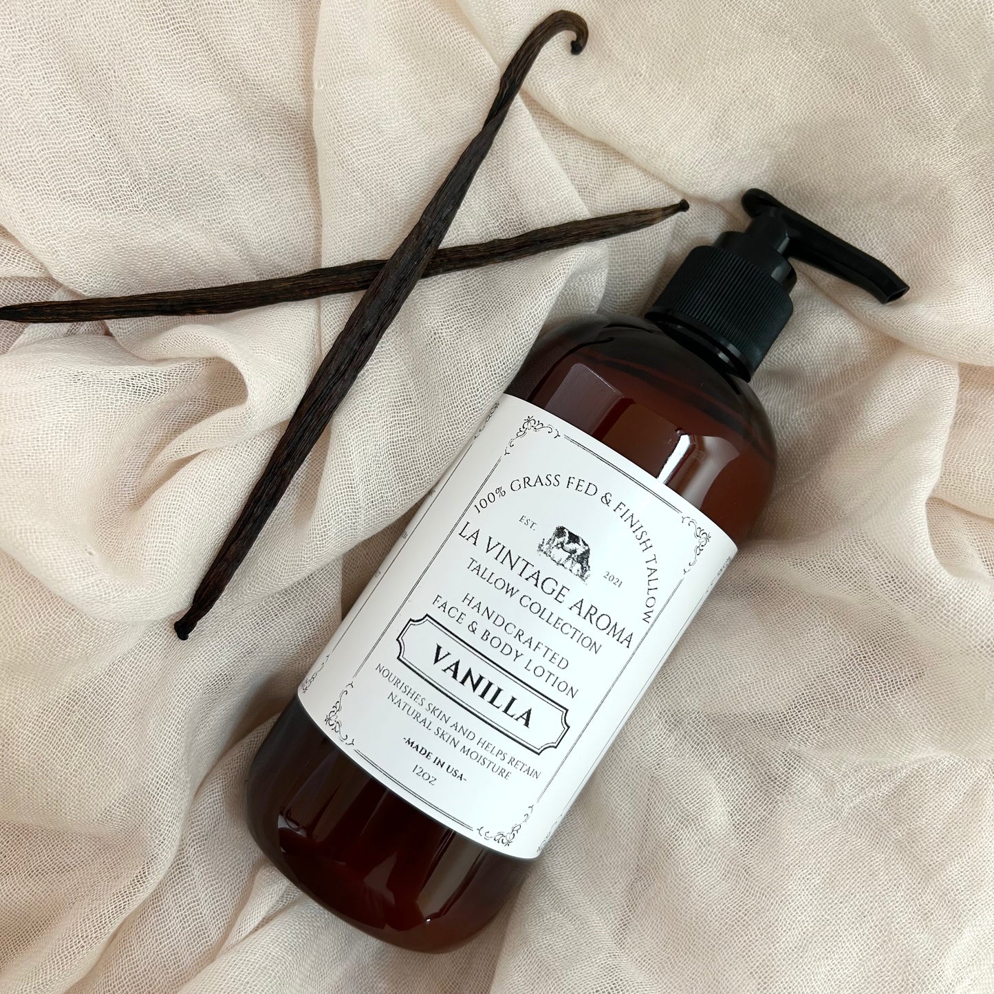 Vanilla Tallow Face & Body Lotion