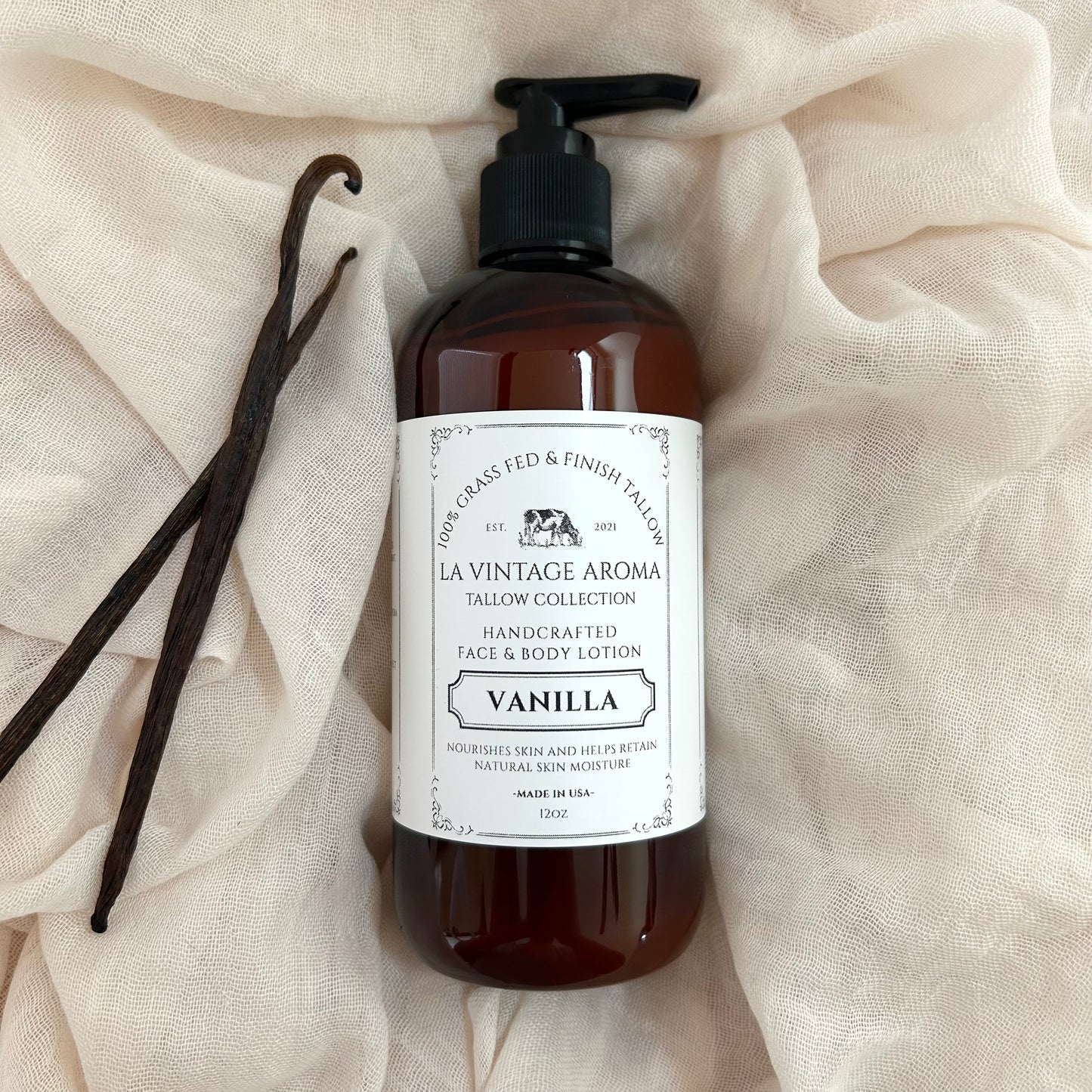 Vanilla Tallow Face & Body Lotion