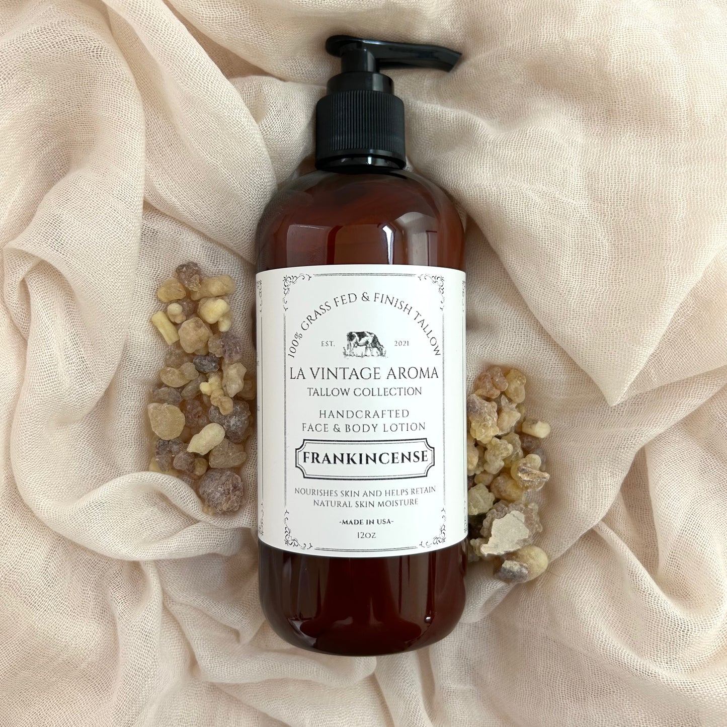 Frankincense Tallow Face & Body Lotion