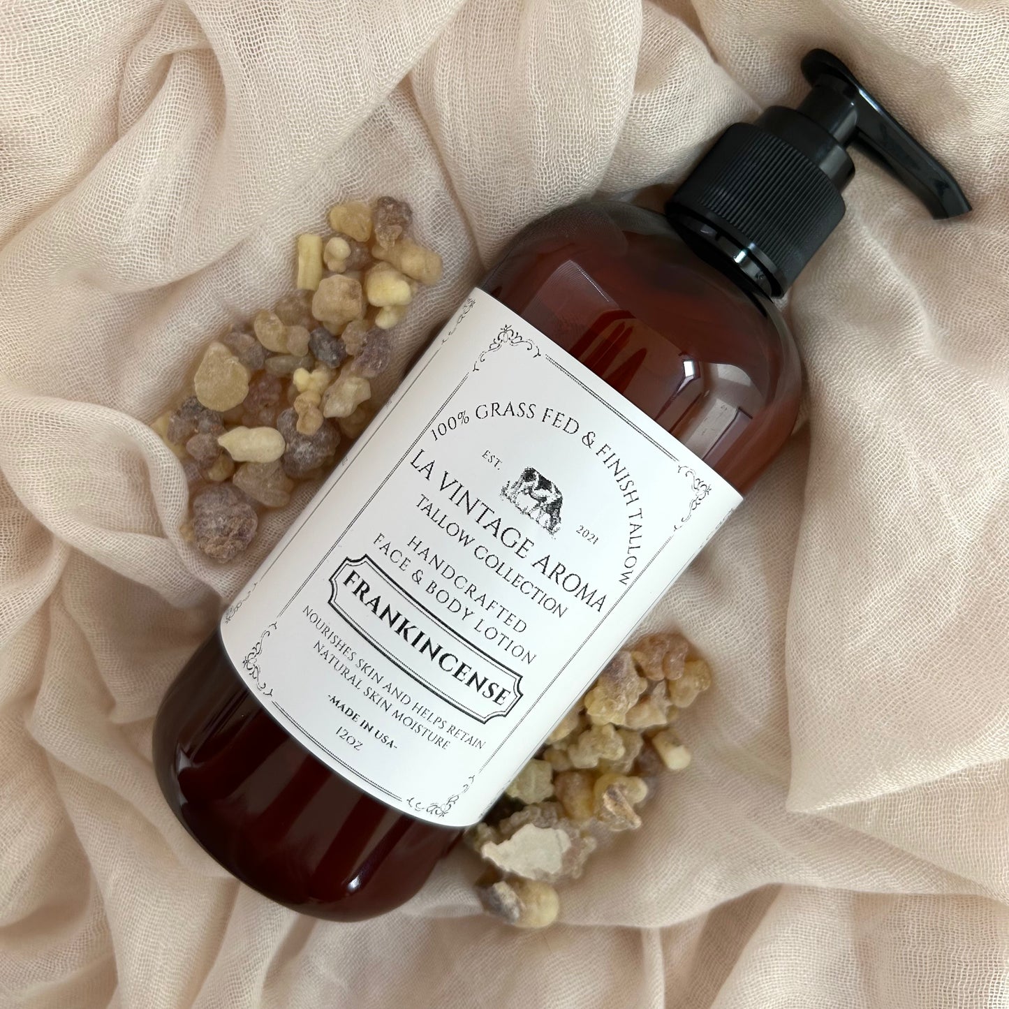 Frankincense Tallow Face & Body Lotion