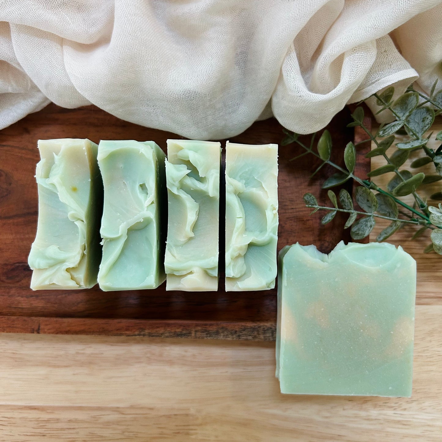 Clearance!! Spearmint & Eucalyptus Essential Oil Goat Milk Soap