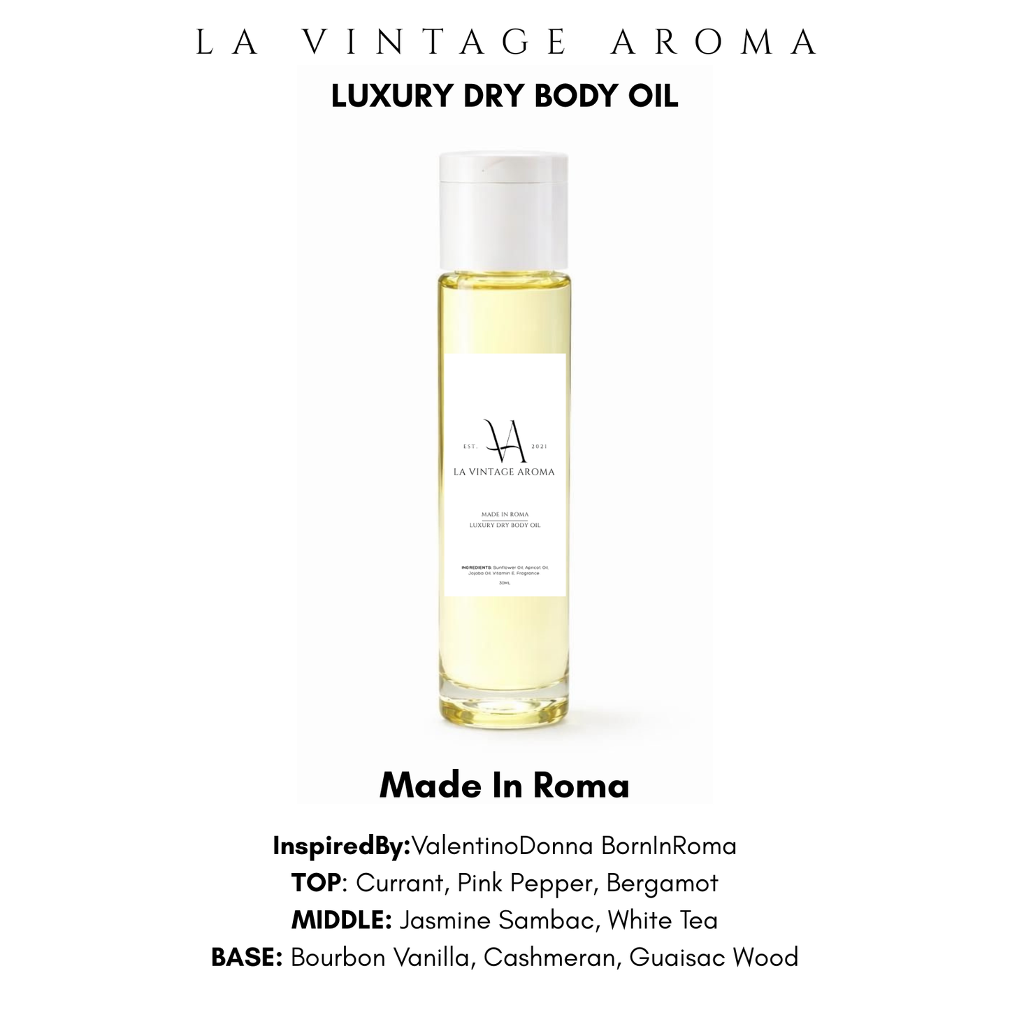 Made In Roma Body Oil