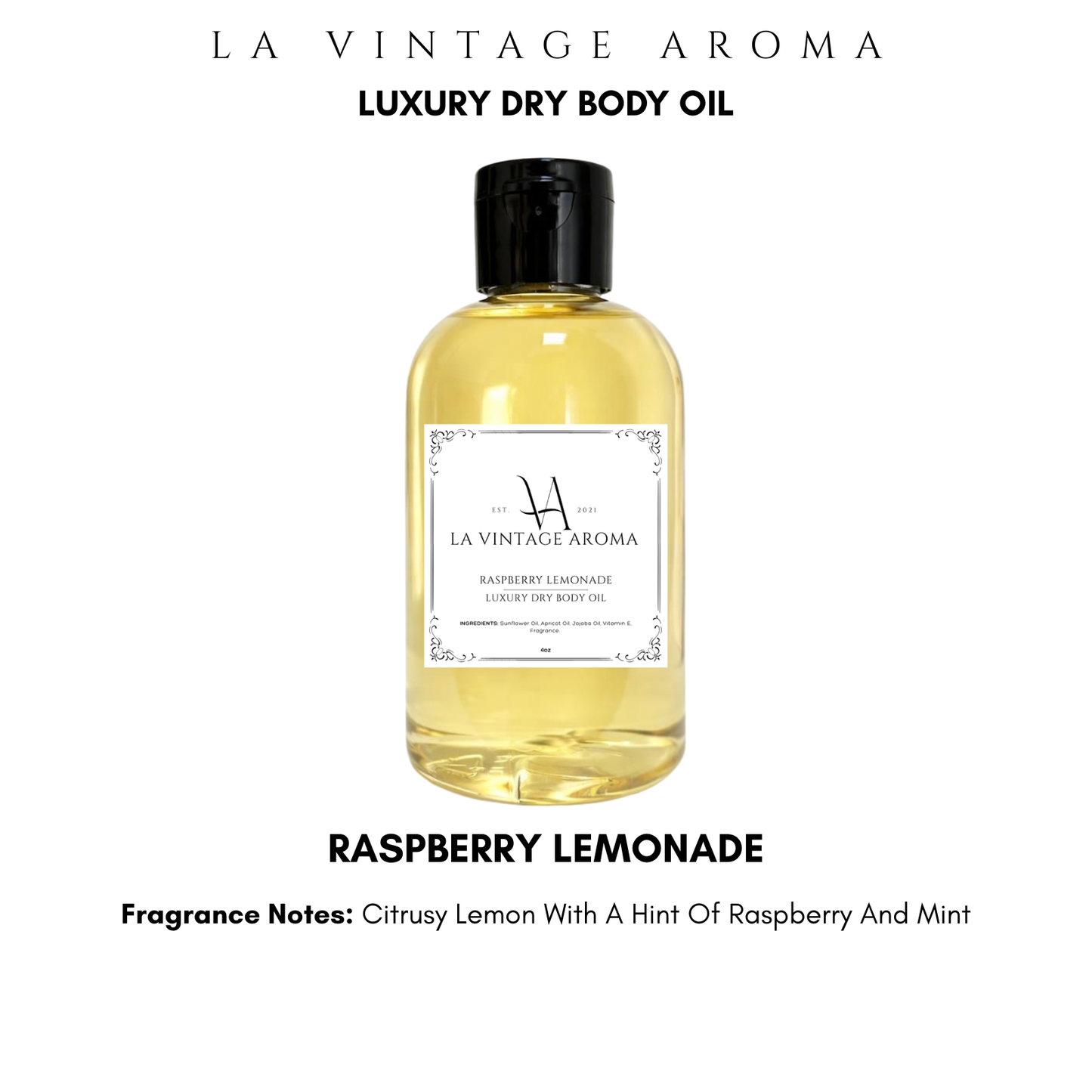 *CLEARANCE* RASPBERRY LEMONADE Dry Body Oil