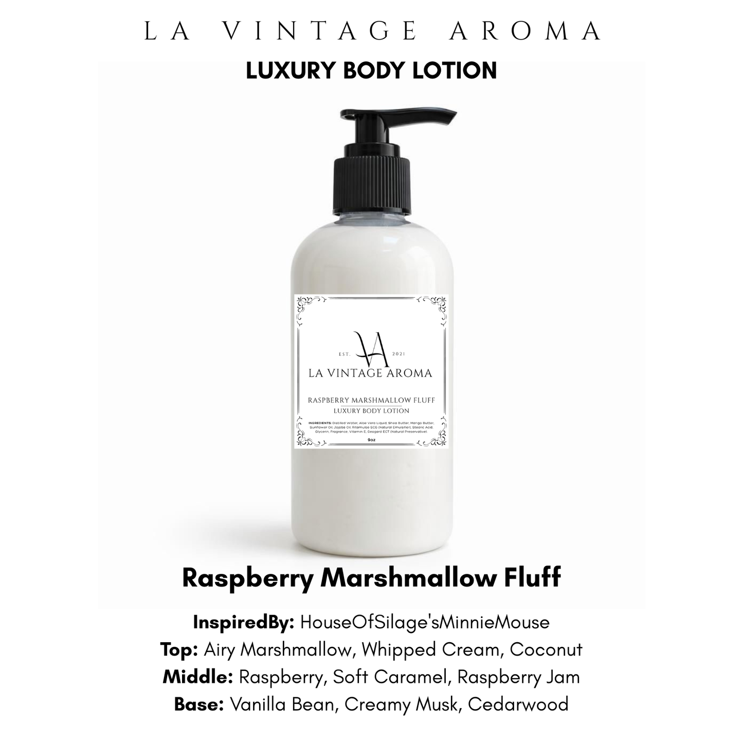 Raspberry Marshmallow Fluff Body Lotion