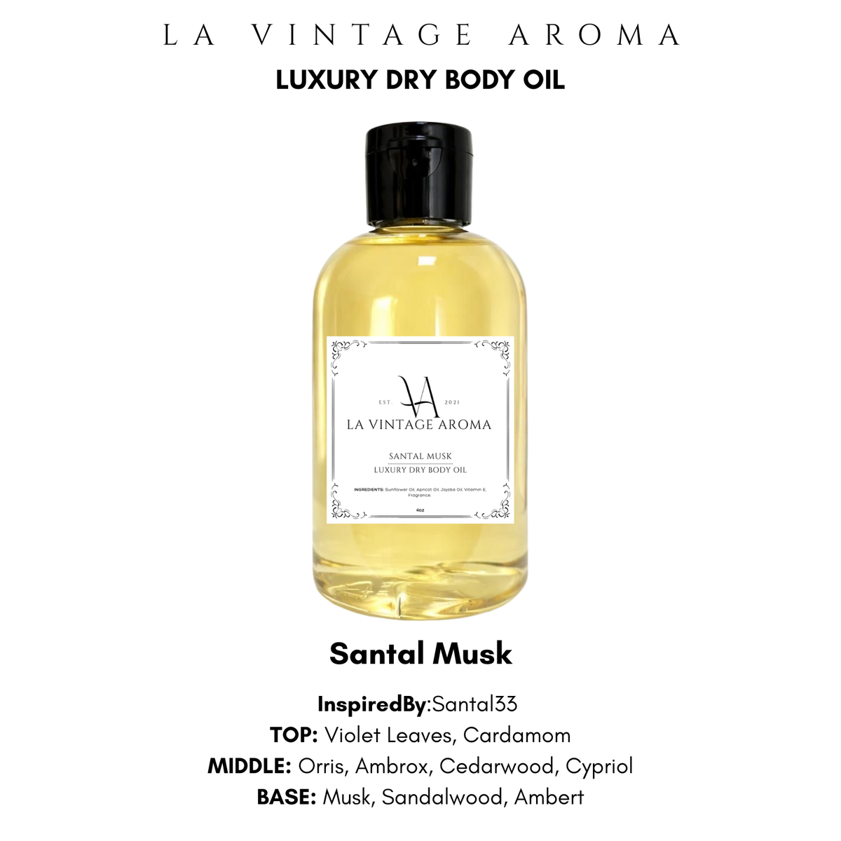 *CLEARANCE* SANTAL MUSK Dry Body Oil