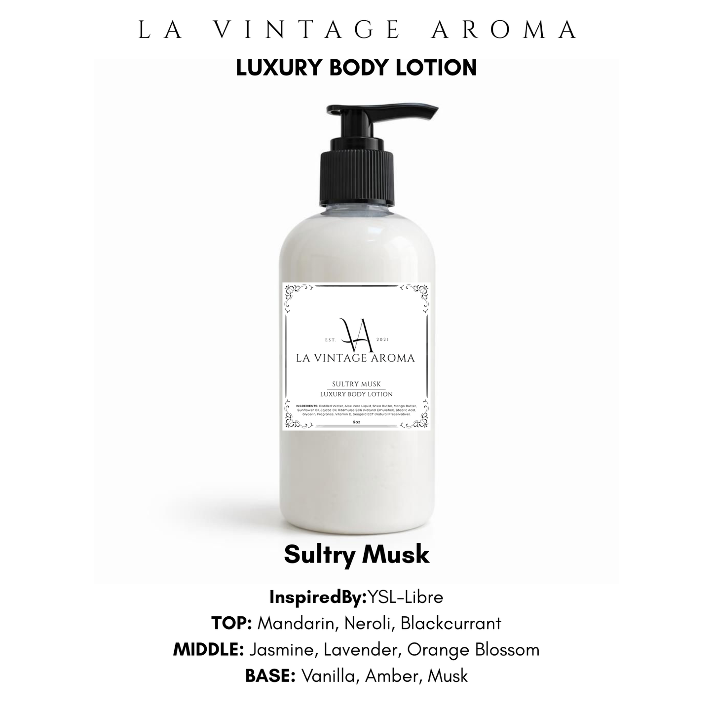 Sultry Musk Body Lotion