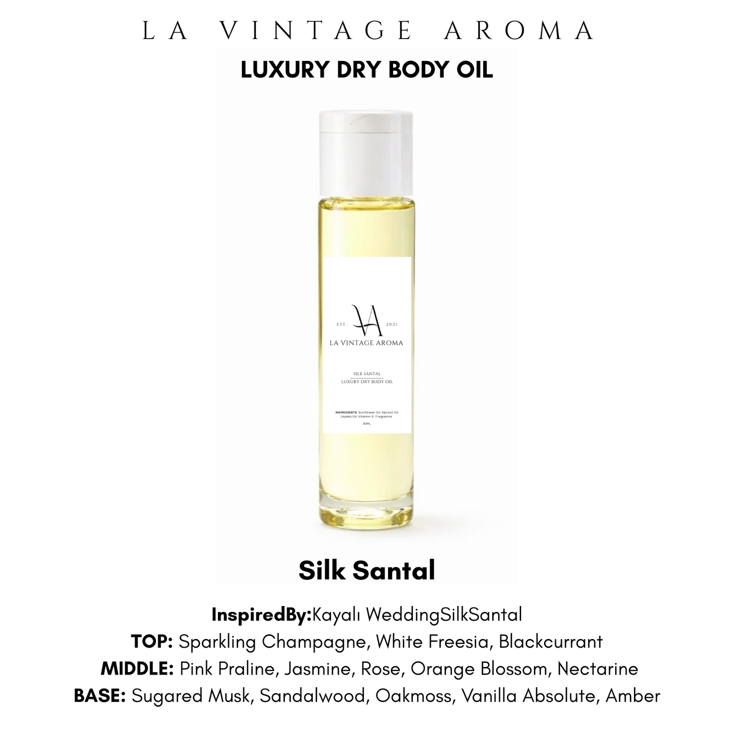 Silk Santal Dry Body Oil