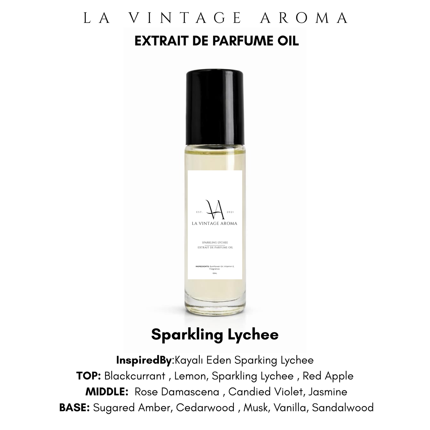 Sparkling Lychee Extrait De Parfume Oil