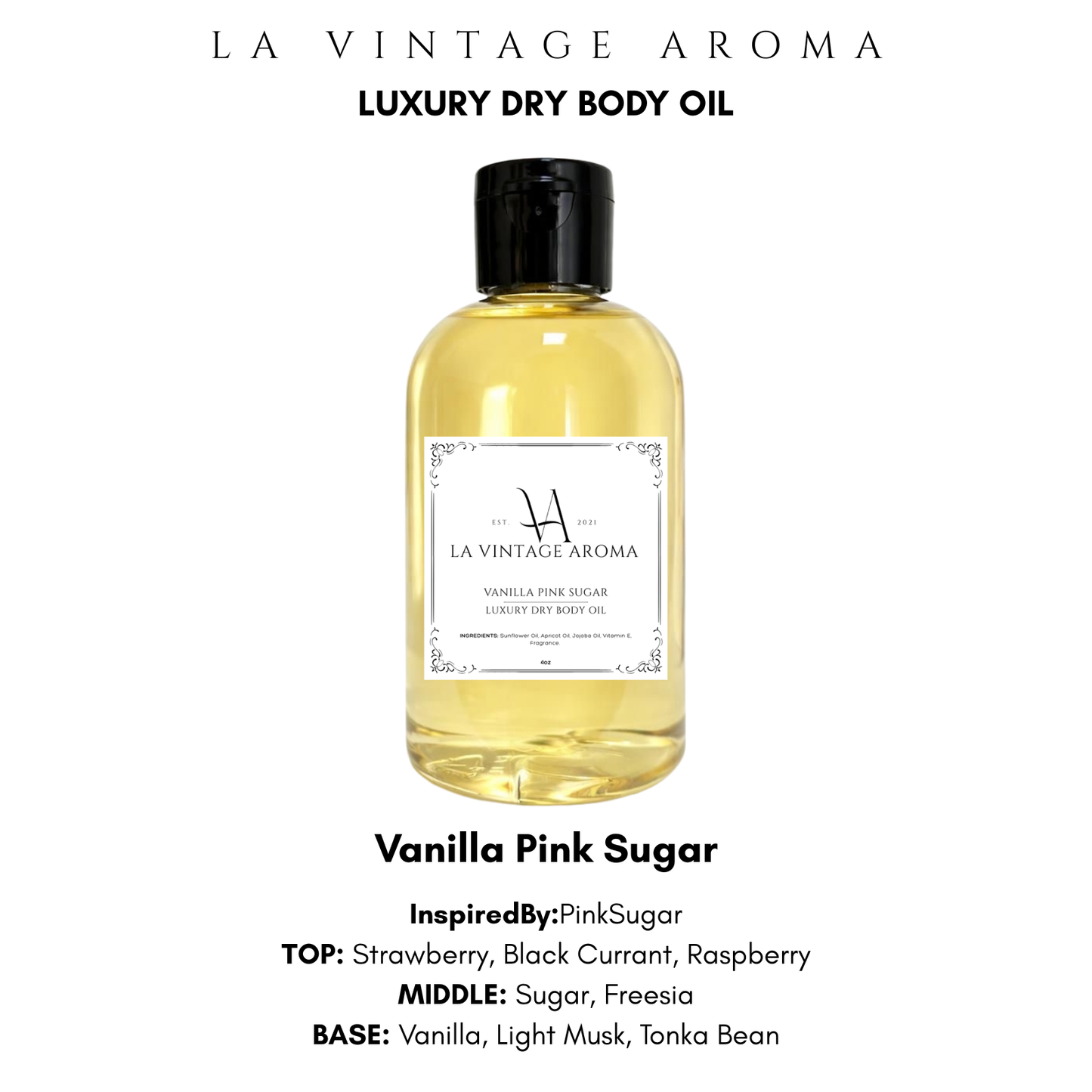 *CLEARANCE* Vanilla Pink Sugar Dry Body Oil
