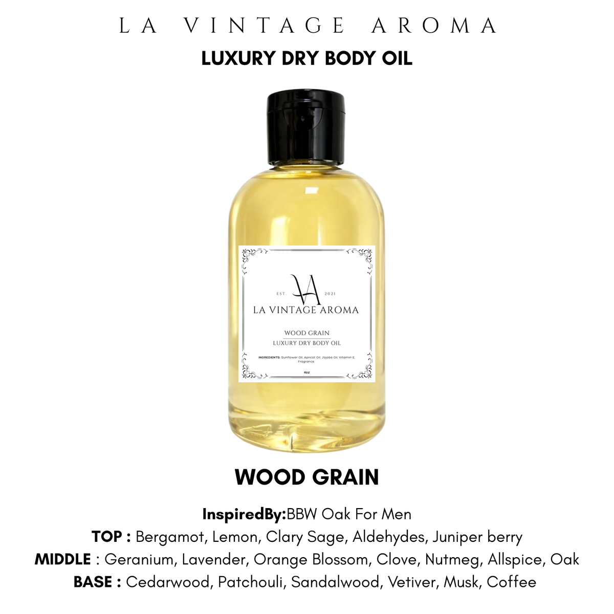 *CLEARANCE* WOOD GRAIN Dry Body Oil