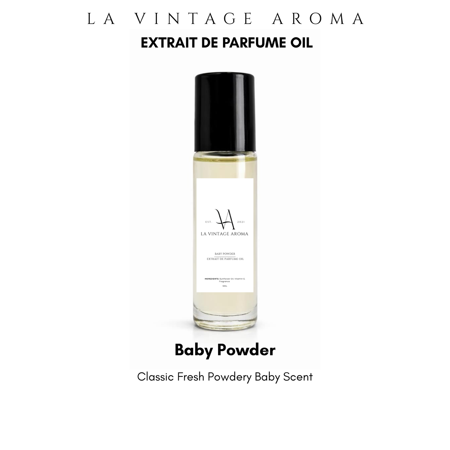 Baby Powder Extrait De Parfume Oil