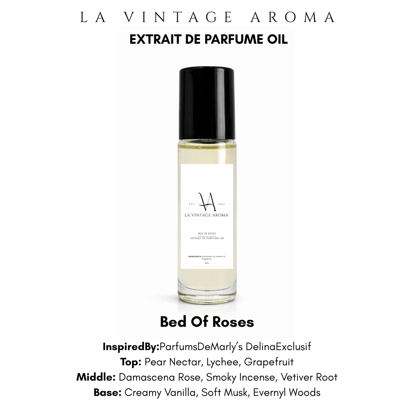 Bed Of Roses Extrait De Parfume Oil
