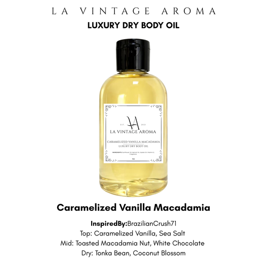 *CLEARANCE* Caramelized Vanilla Macadamia Dry Body Oil