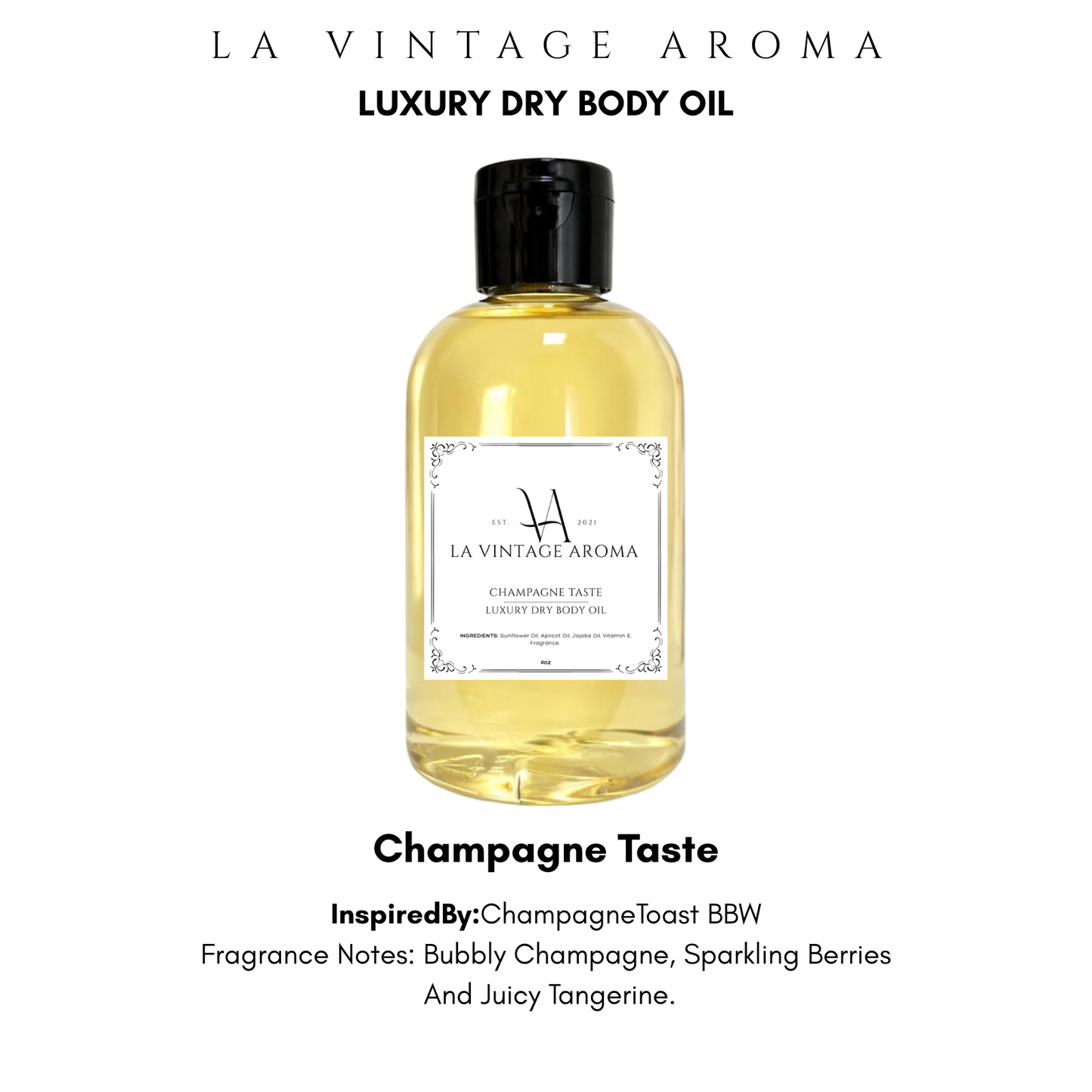 *CLEARANCE* Champagne Taste Dry Body Oil