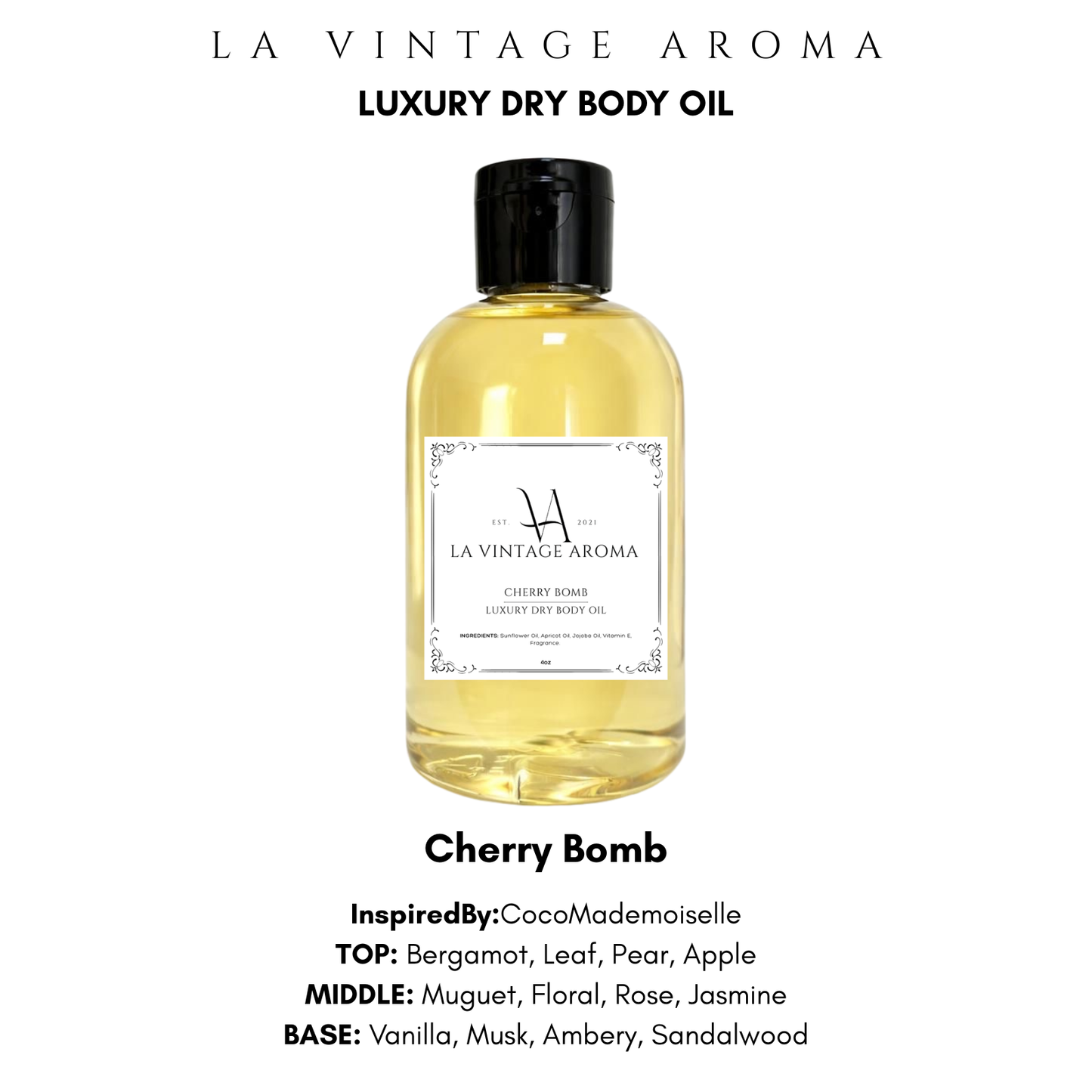Cherry Bomb Dry Body Oil