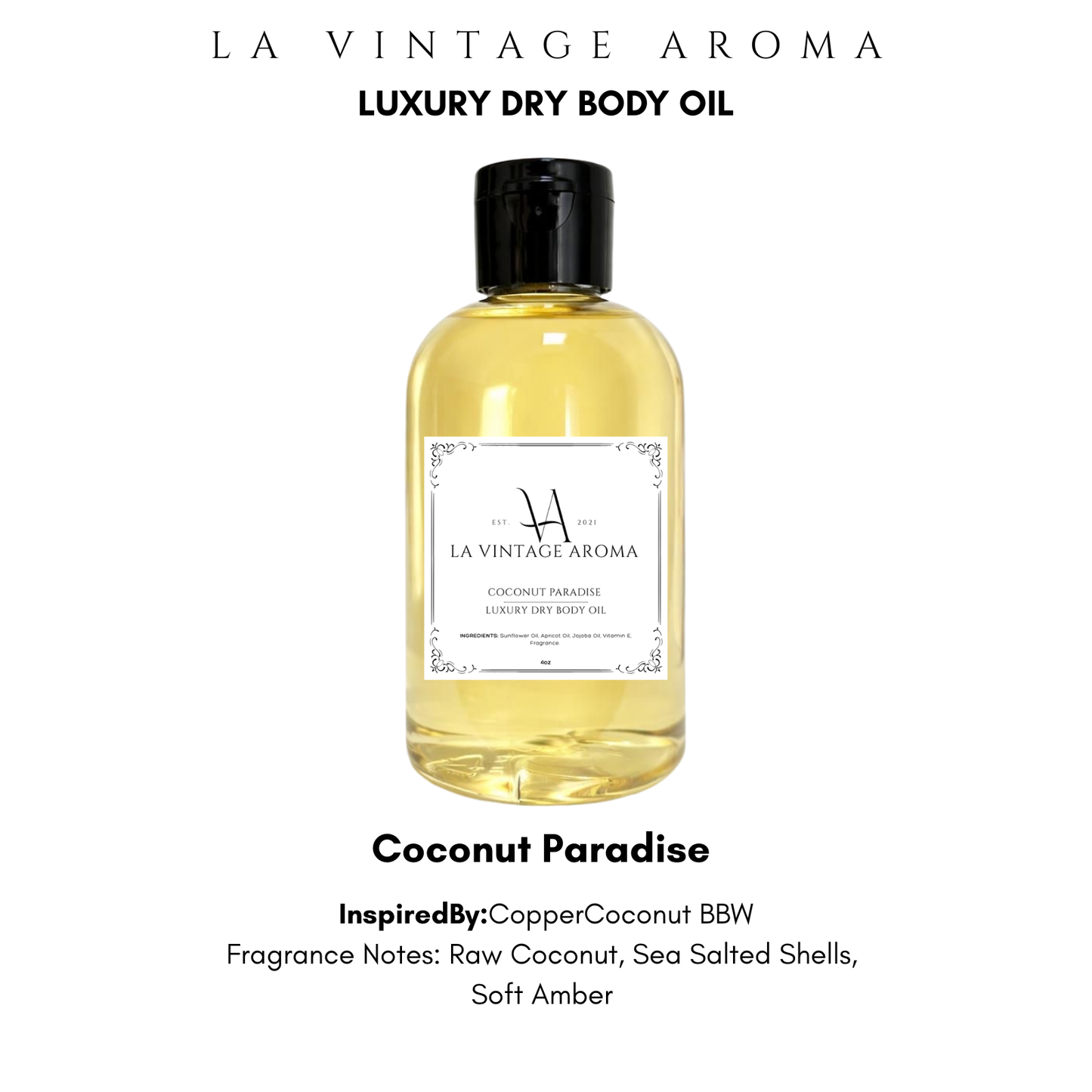 *CLEARANCE* Coconut Paradise Dry Body Oil