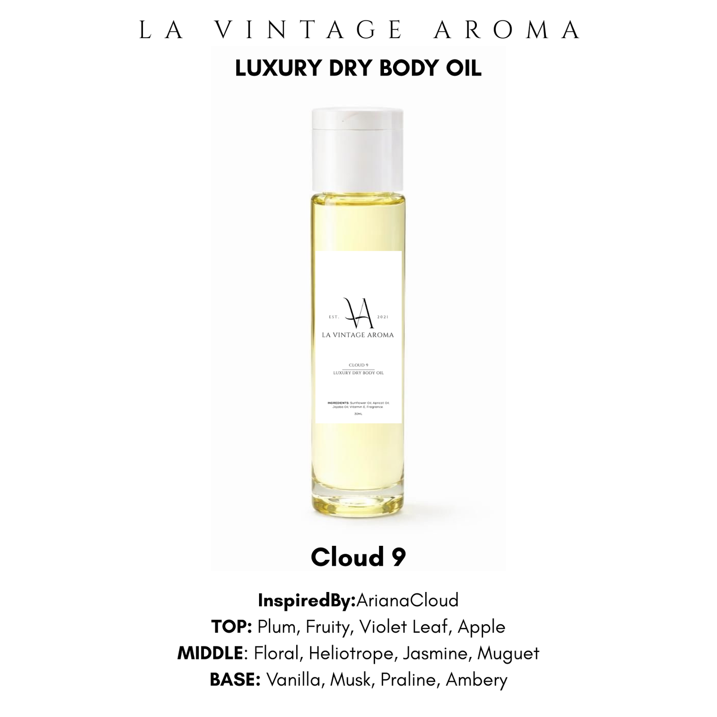 Cloud 9 Dry Body Oil