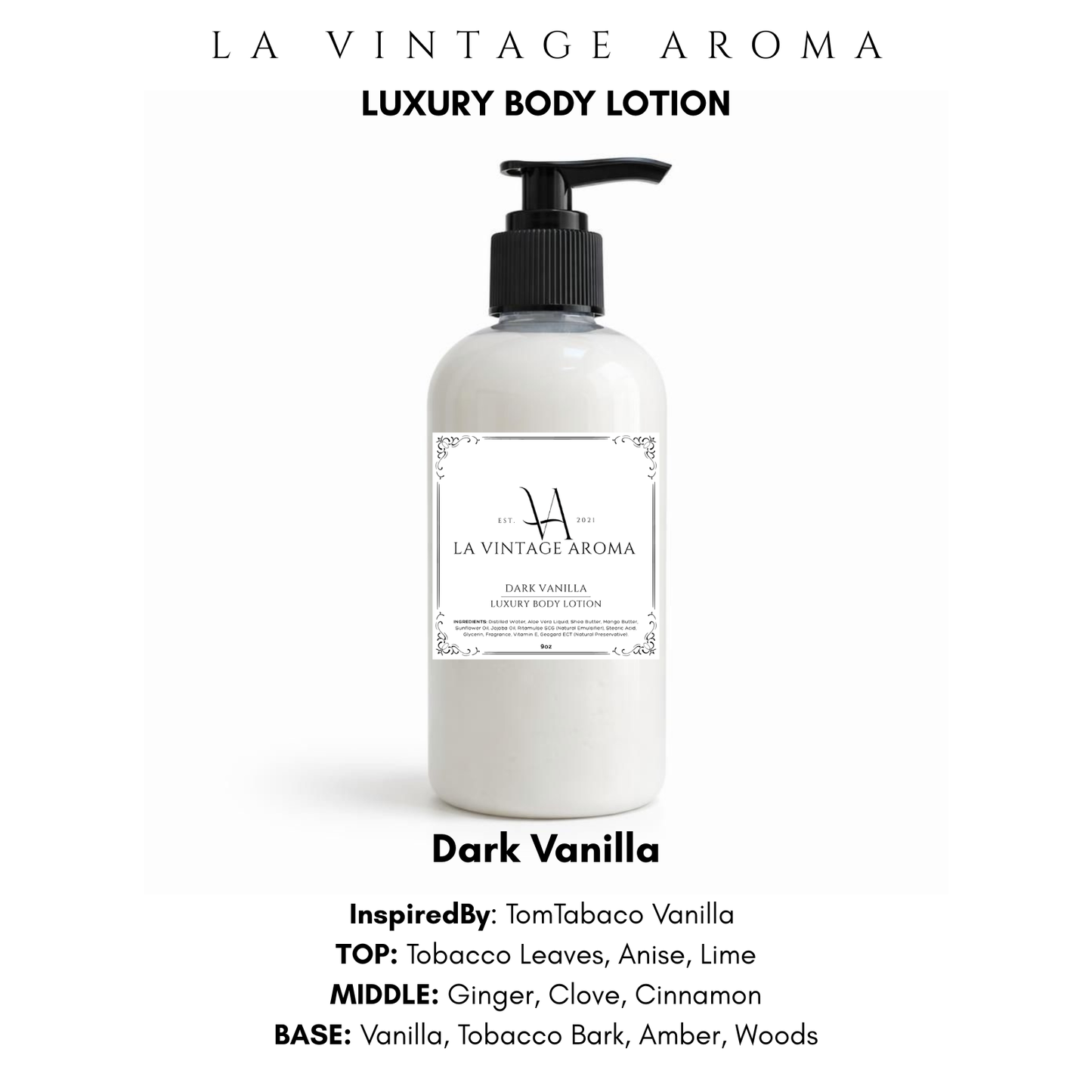Dark Vanilla Body Lotion