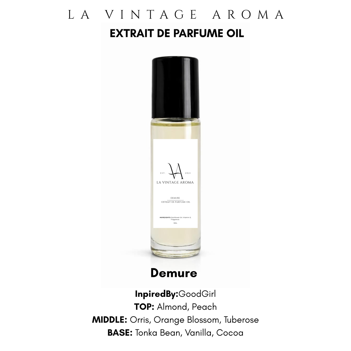 Demure Extrait De Parfume Oil