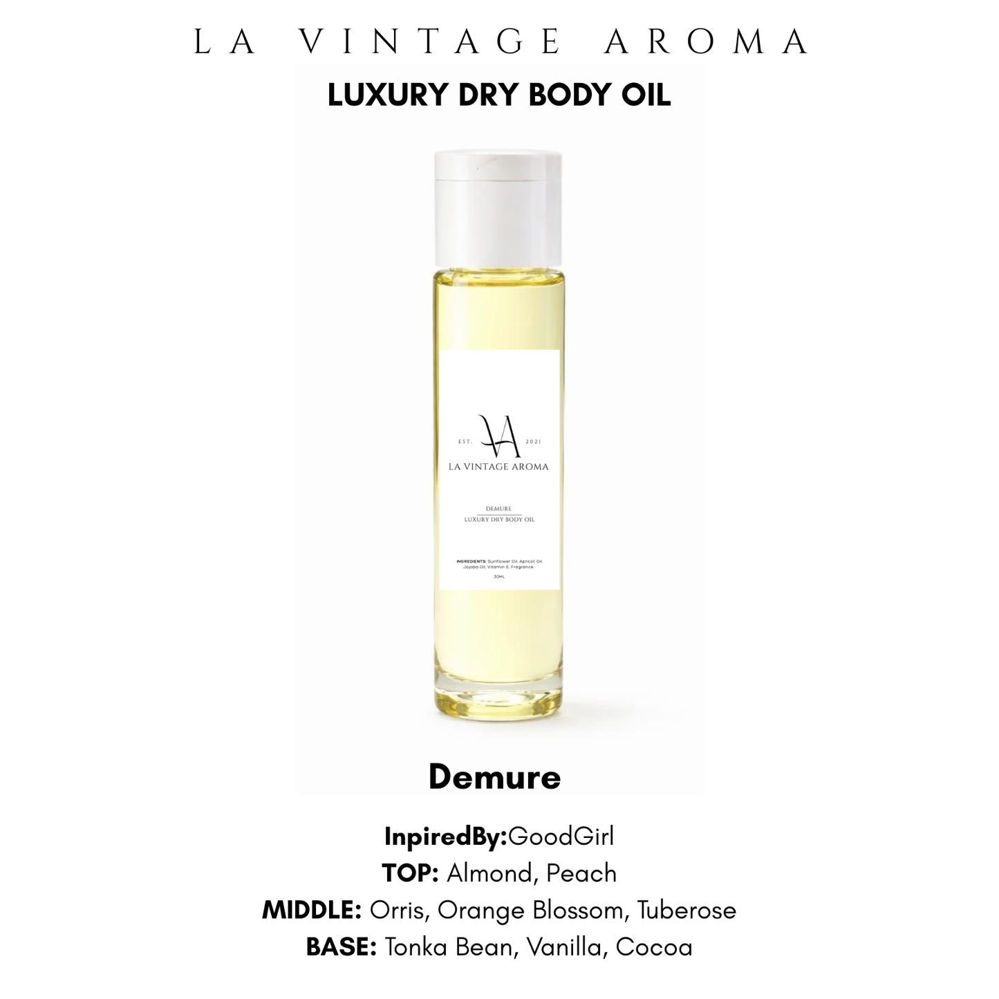 Demure Dry Body Oil