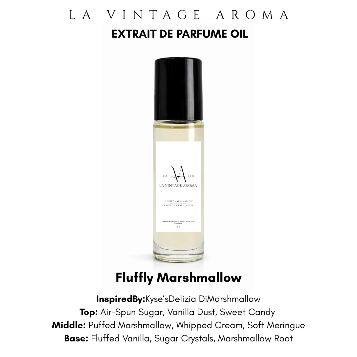 Fluffy Marshmallow Extrait De Parfume Oil