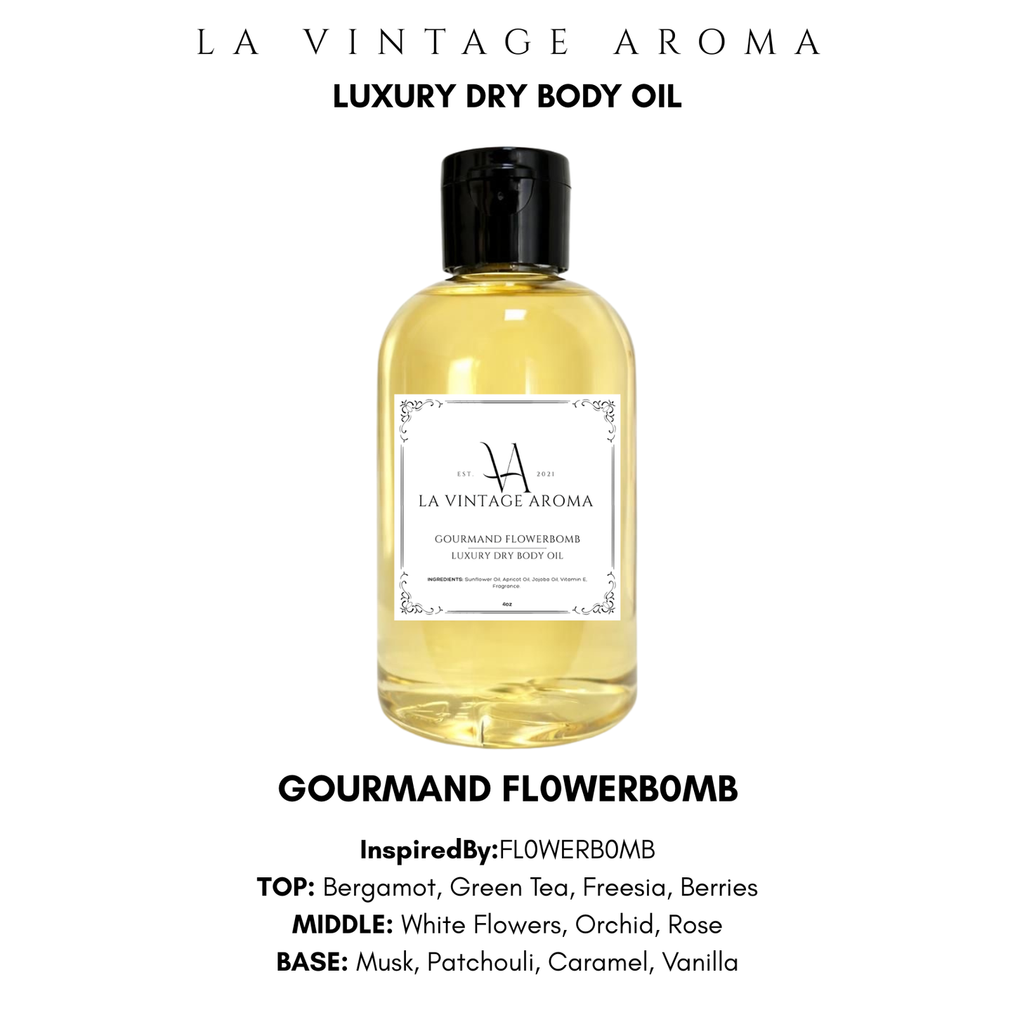 Gourmand Flowerbomb Dry Body Oil