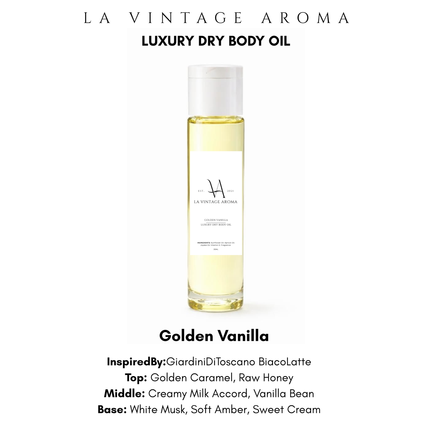 Golden Vanilla Body Oil