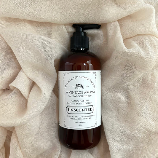 Unscented Tallow Face & Body Lotion