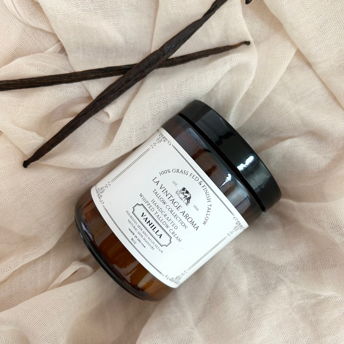 Vanilla Whipped Tallow Cream