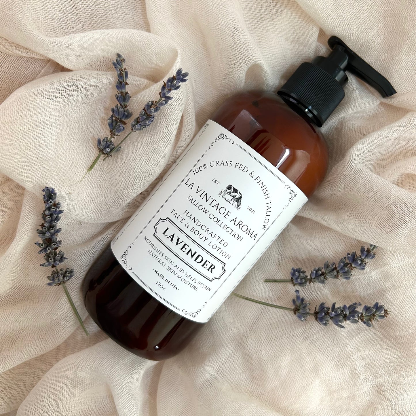 Lavender Tallow Face & Body Lotion