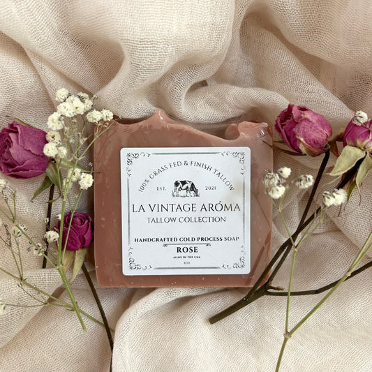 Rose Tallow Soap Bar