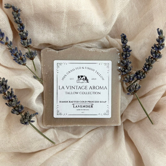 Lavender Tallow Soap Bar