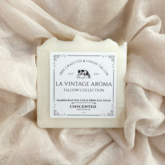 Unscented Tallow Soap Bar