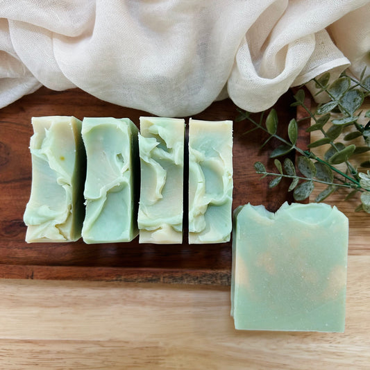 Clearance!! Spearmint & Eucalyptus  Essential Oil Goat Milk Soap