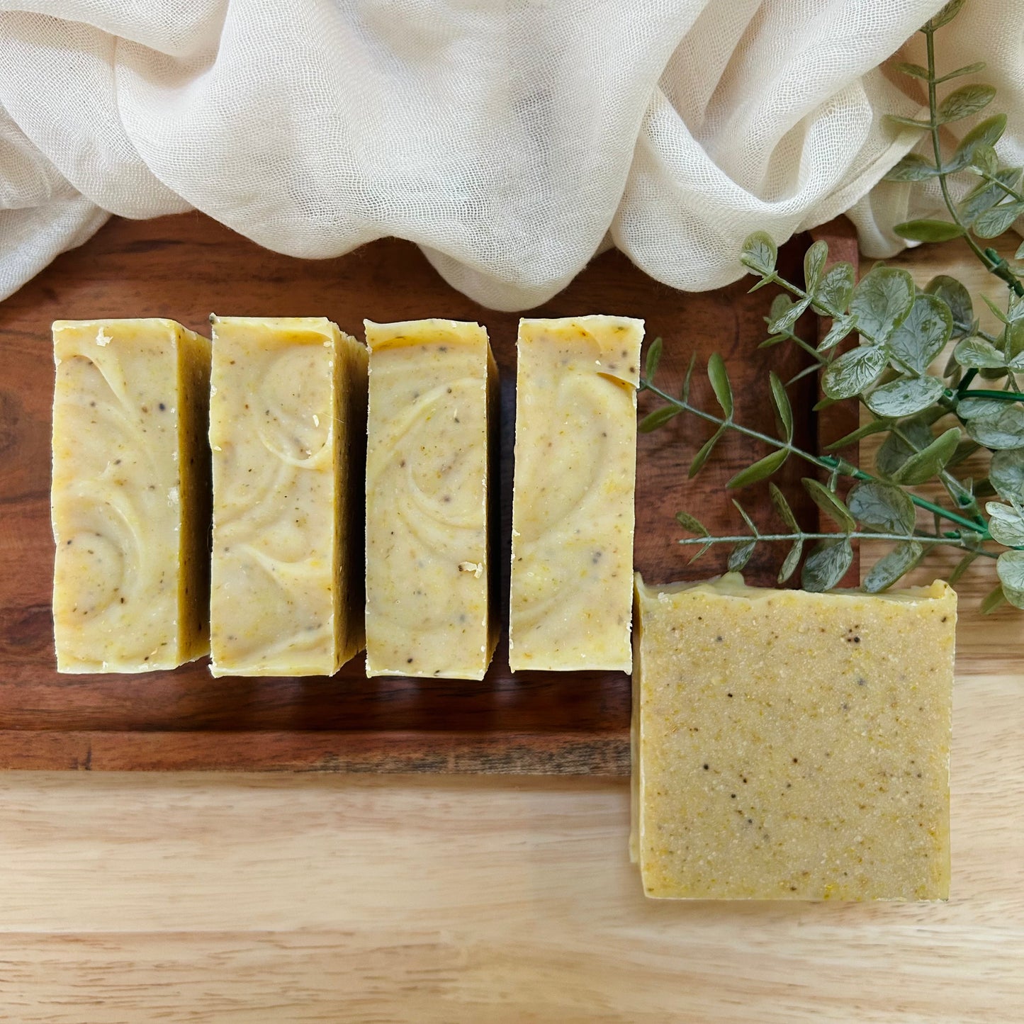Clearance!! Unscented Calendula Tallow Soap Bar