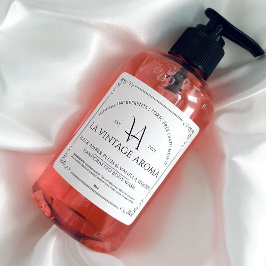 Black Amber Plum & Vanilla Woods Body Wash