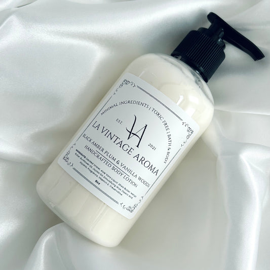 Black Amber Plum & Vanilla Woods Body Lotion