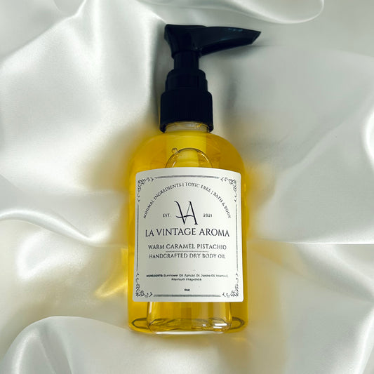 Warm Caramel Pistachio Dry Body Oil