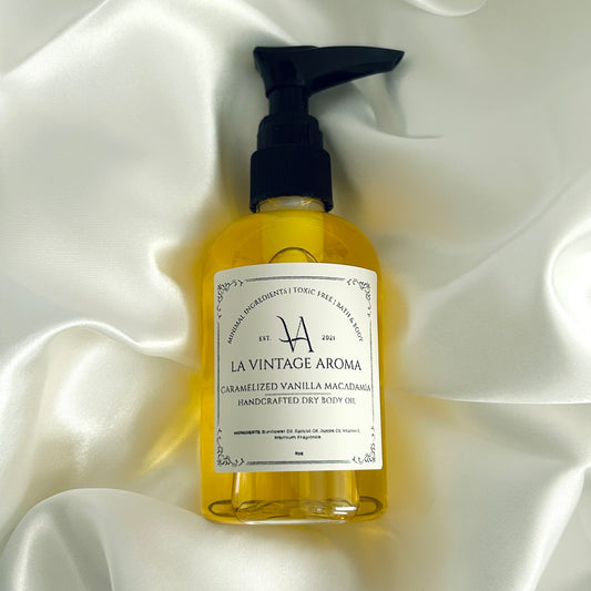 Caramelized Vanilla Macadamia Dry Body Oil