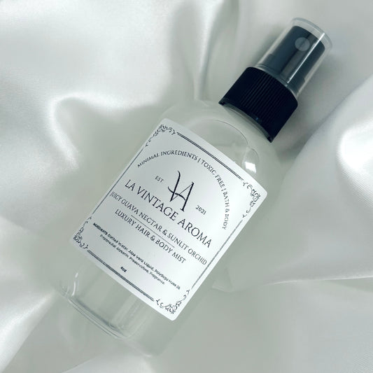 Juicy Guava Nectar & Sunlit Orchid Luxury Hair & Body Mist