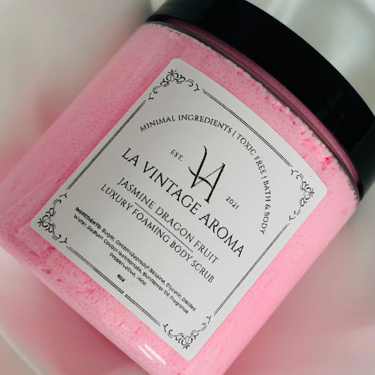 Jasmine Dragon Fruit Luxury Foaming Body Scrub