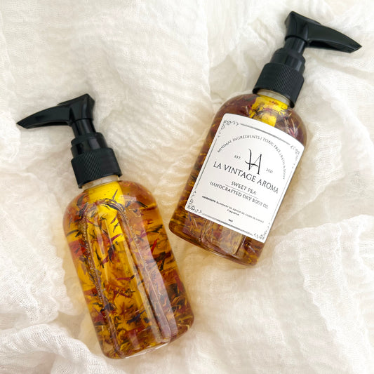 Sweet Pea Dry Body Oil