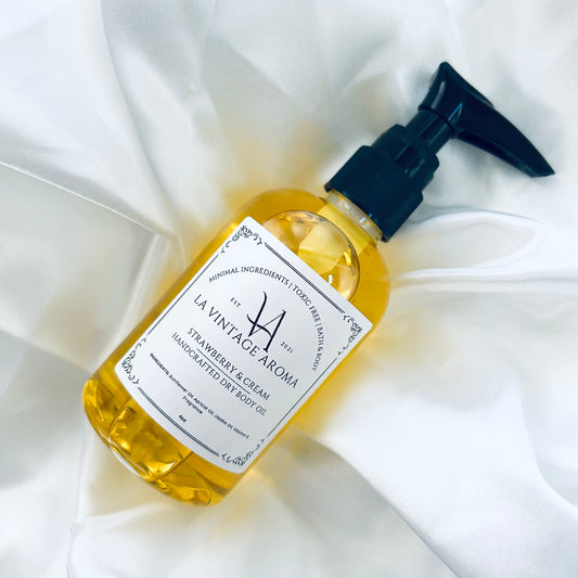 Strawberry & Cream Dry Body Oil