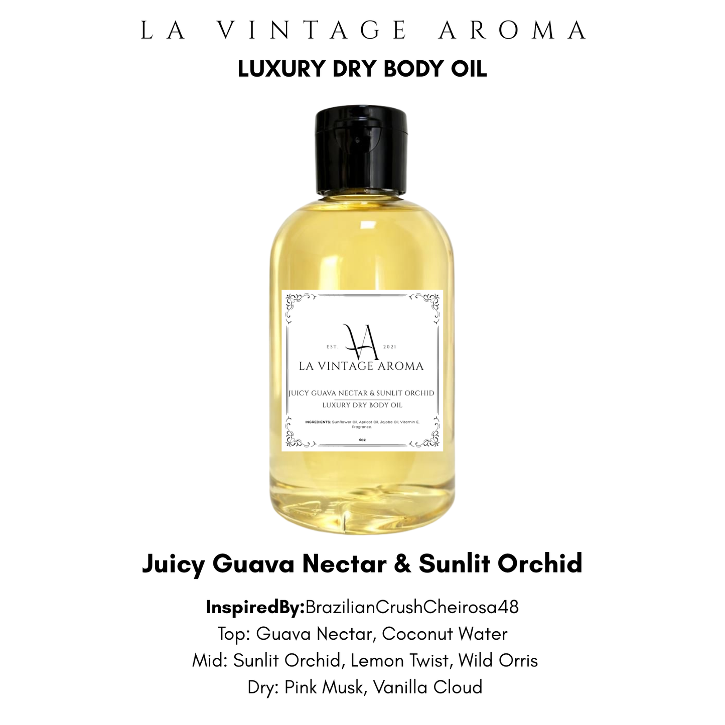 *CLEARANCE* Juicy Guava Nectar & Sunlit Orchid Dry Body Oil
