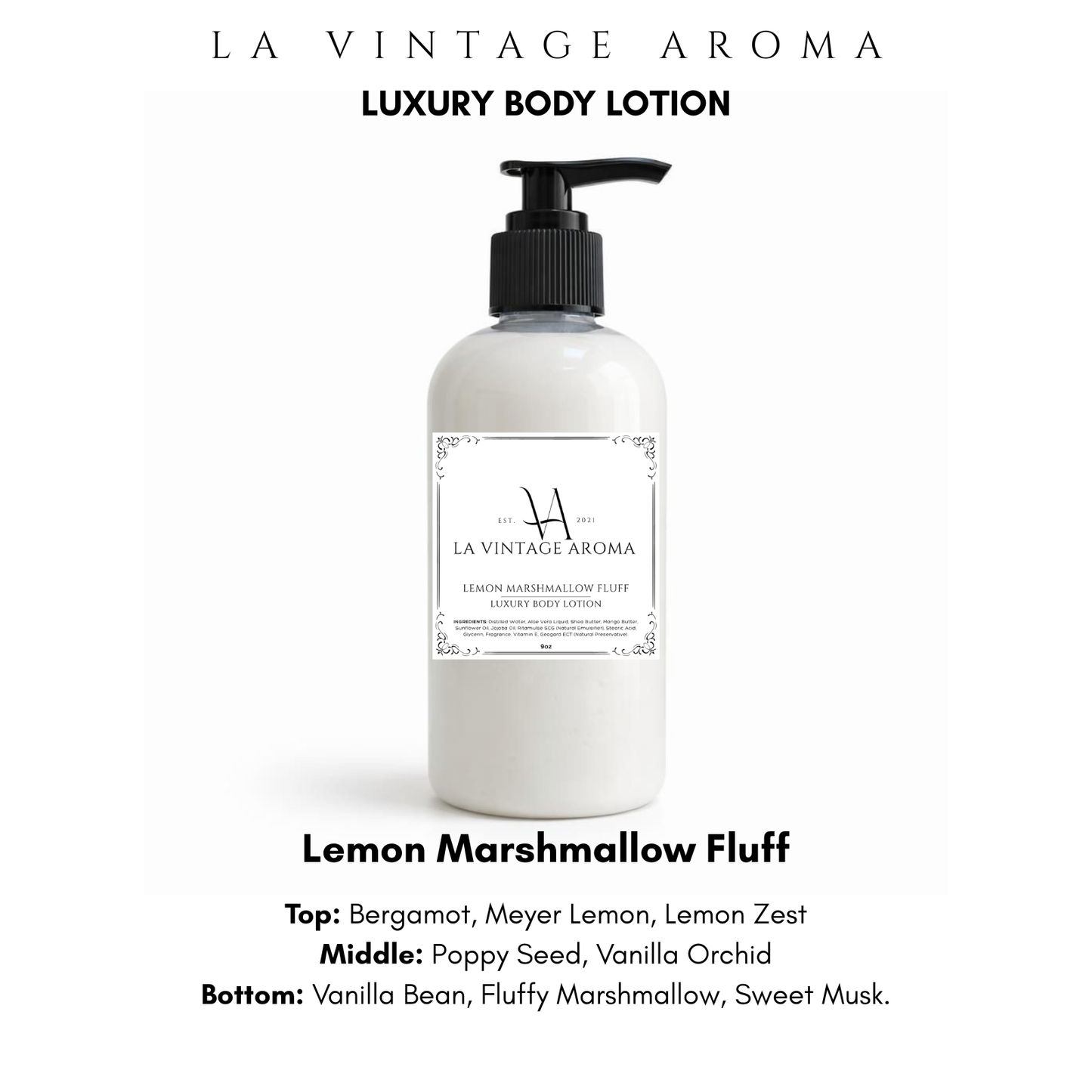 Lemon Marshmallow Fluff Body Lotion