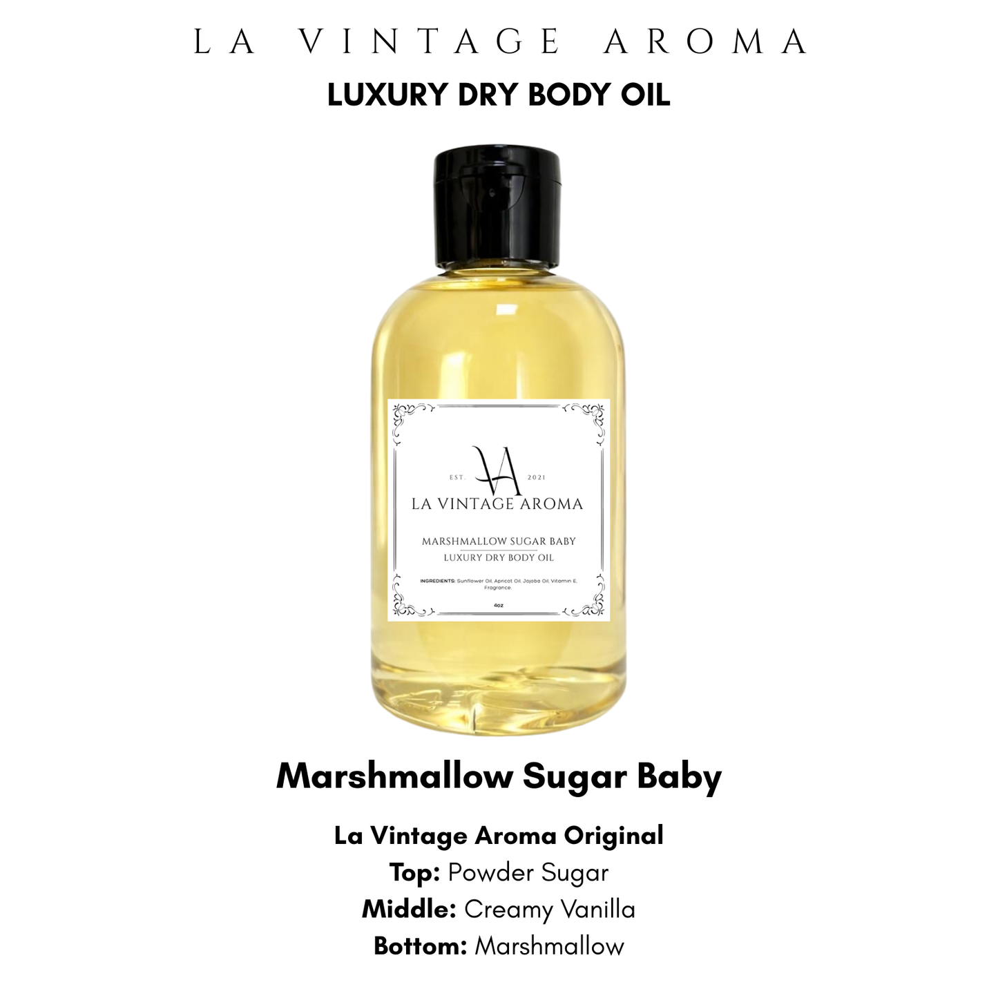 Marshmallow Sugar Baby Body Oil