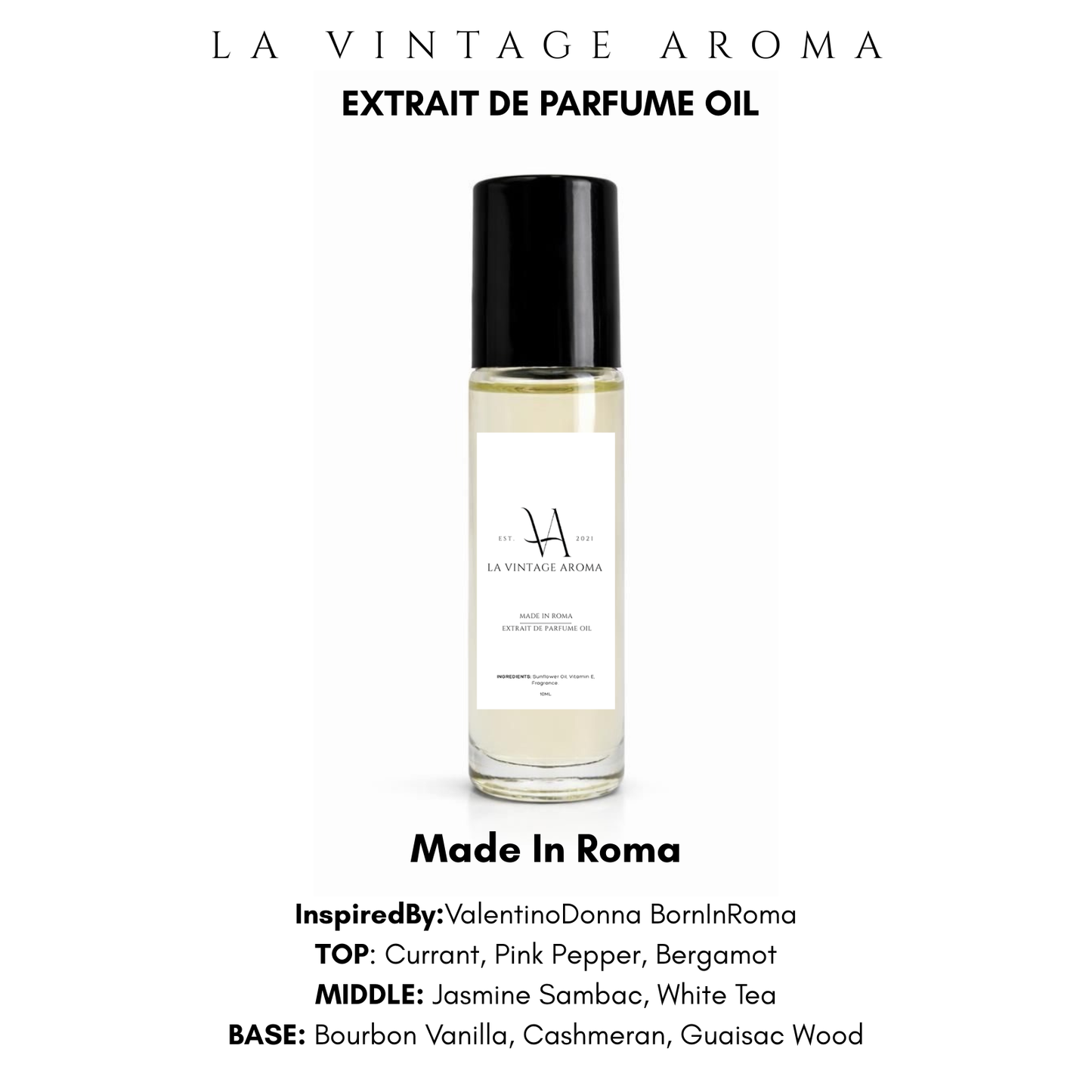 Made In Roma Extrait De Parfume Oil